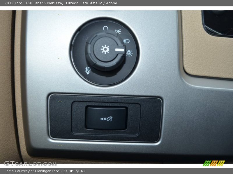 Tuxedo Black Metallic / Adobe 2013 Ford F150 Lariat SuperCrew