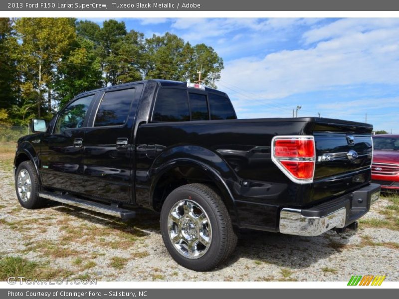 Tuxedo Black Metallic / Adobe 2013 Ford F150 Lariat SuperCrew