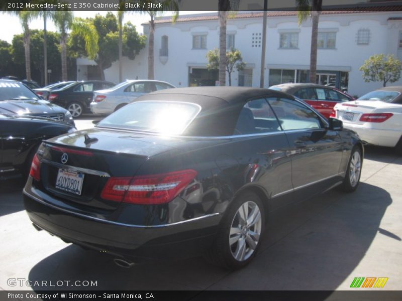 Black / Black 2012 Mercedes-Benz E 350 Cabriolet