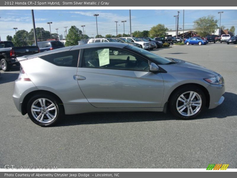 Storm Silver Metallic / Gray 2012 Honda CR-Z Sport Hybrid