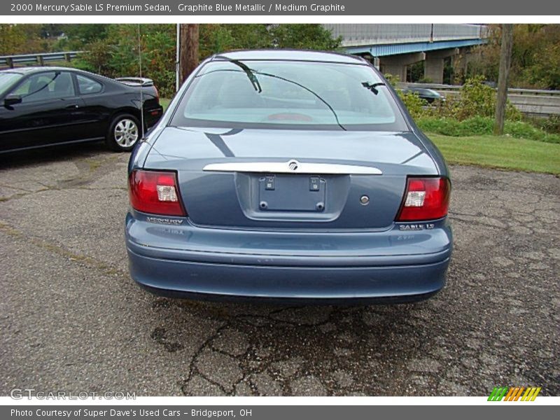 Graphite Blue Metallic / Medium Graphite 2000 Mercury Sable LS Premium Sedan