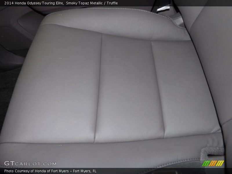 Smoky Topaz Metallic / Truffle 2014 Honda Odyssey Touring Elite