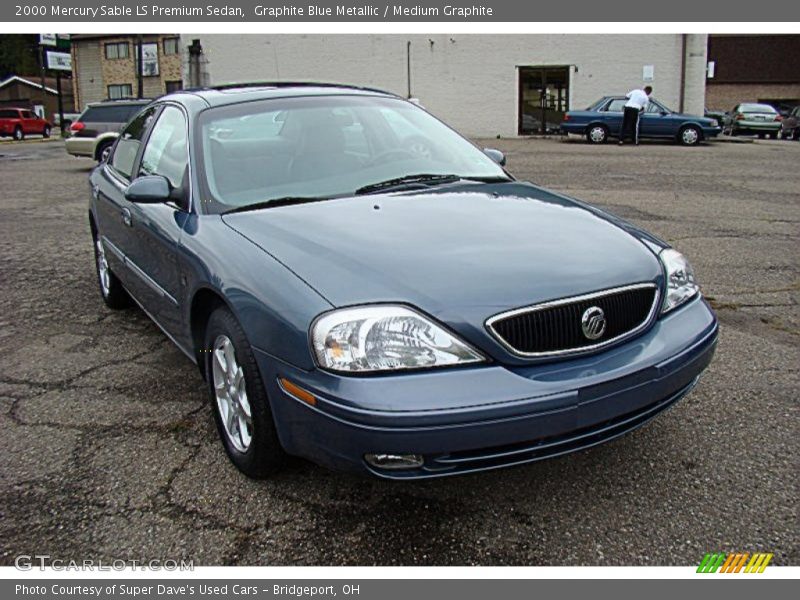 Graphite Blue Metallic / Medium Graphite 2000 Mercury Sable LS Premium Sedan