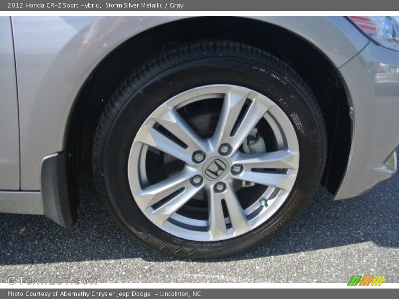 Storm Silver Metallic / Gray 2012 Honda CR-Z Sport Hybrid