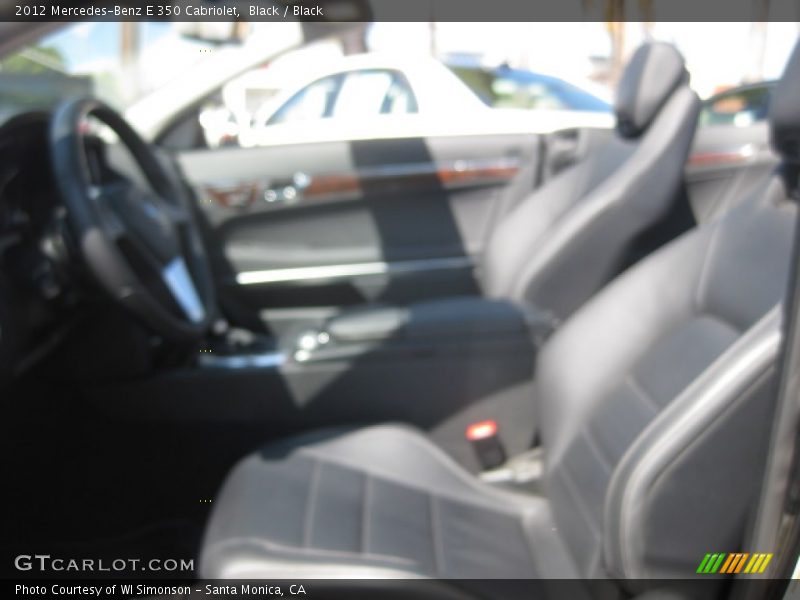 Black / Black 2012 Mercedes-Benz E 350 Cabriolet
