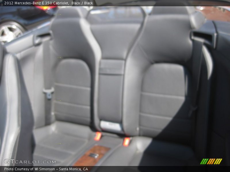 Black / Black 2012 Mercedes-Benz E 350 Cabriolet