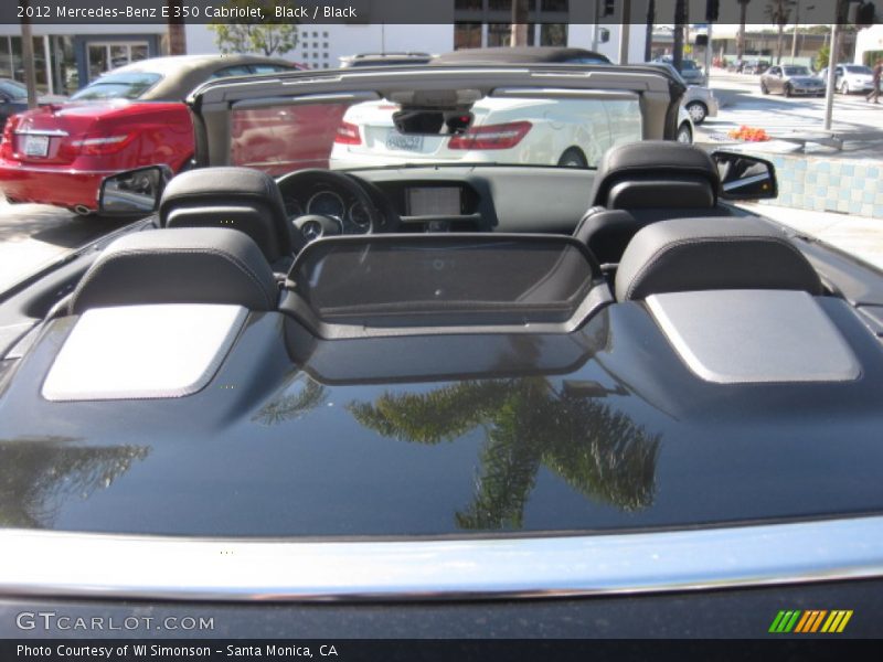Black / Black 2012 Mercedes-Benz E 350 Cabriolet