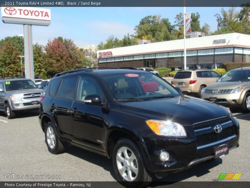 Black / Sand Beige 2011 Toyota RAV4 Limited 4WD