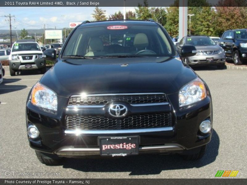 Black / Sand Beige 2011 Toyota RAV4 Limited 4WD