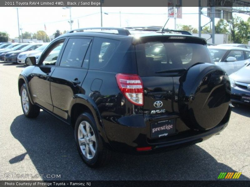 Black / Sand Beige 2011 Toyota RAV4 Limited 4WD