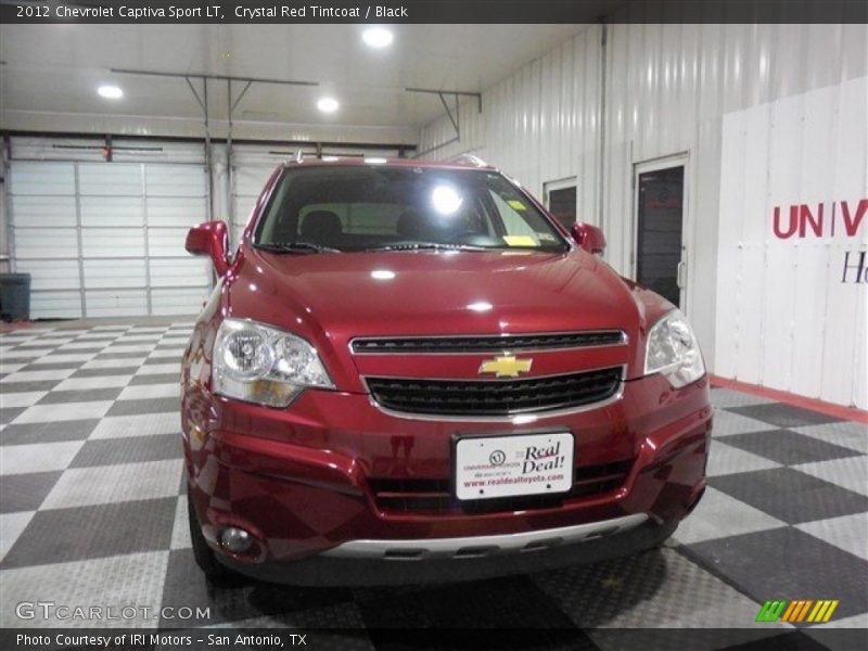 Crystal Red Tintcoat / Black 2012 Chevrolet Captiva Sport LT