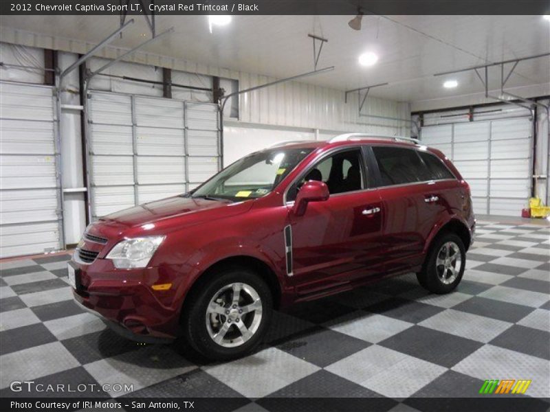 Crystal Red Tintcoat / Black 2012 Chevrolet Captiva Sport LT