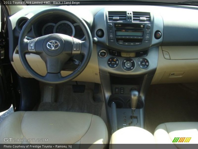 Black / Sand Beige 2011 Toyota RAV4 Limited 4WD