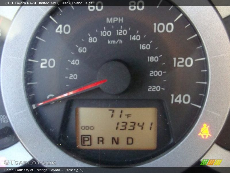 Black / Sand Beige 2011 Toyota RAV4 Limited 4WD