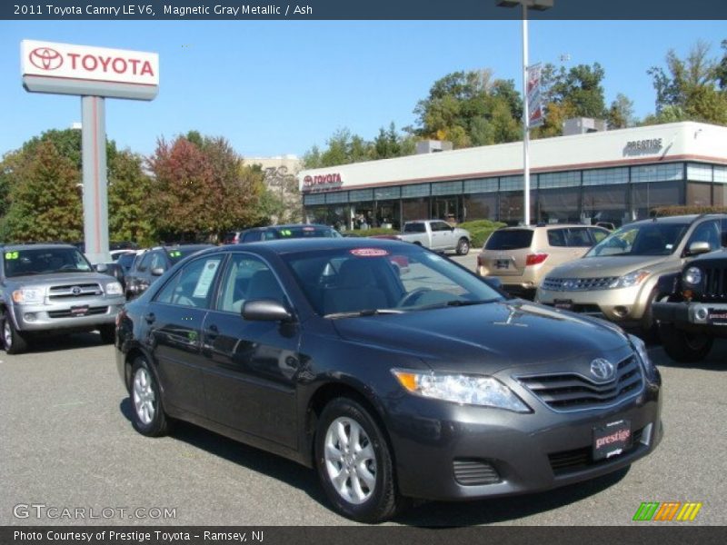 Magnetic Gray Metallic / Ash 2011 Toyota Camry LE V6
