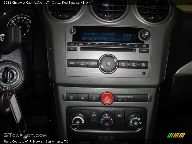 Crystal Red Tintcoat / Black 2012 Chevrolet Captiva Sport LT