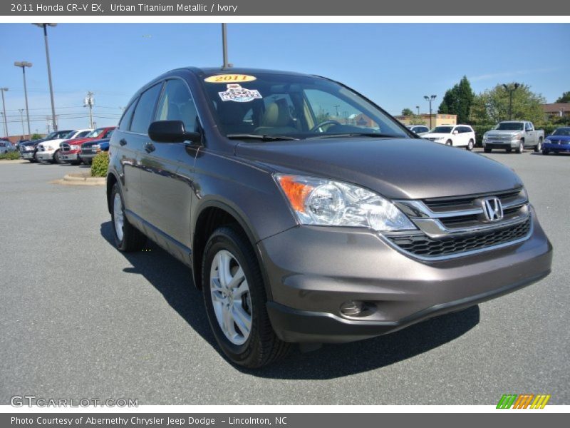 Urban Titanium Metallic / Ivory 2011 Honda CR-V EX