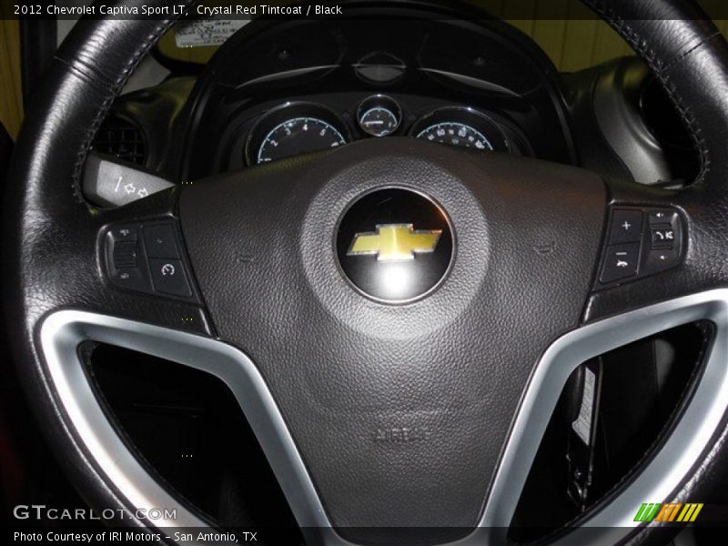 Crystal Red Tintcoat / Black 2012 Chevrolet Captiva Sport LT