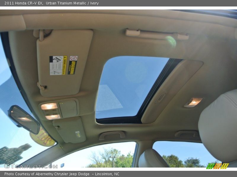 Urban Titanium Metallic / Ivory 2011 Honda CR-V EX