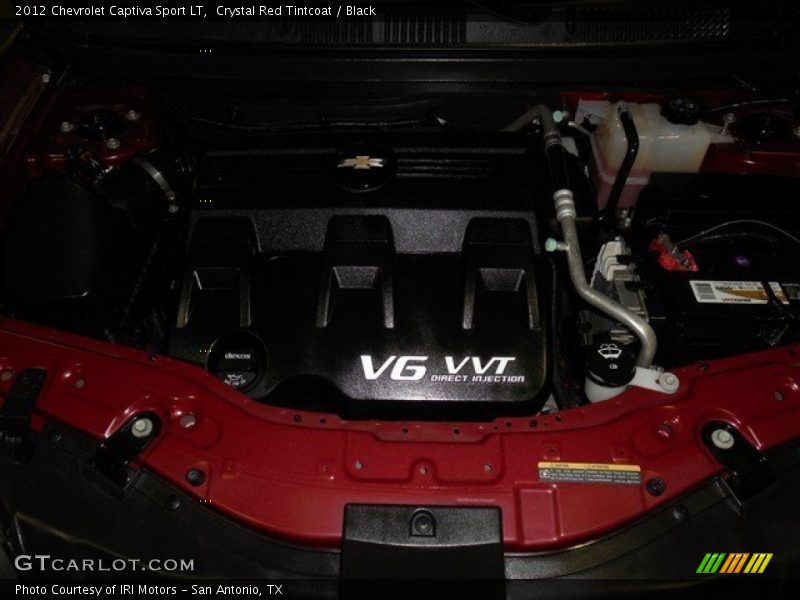 Crystal Red Tintcoat / Black 2012 Chevrolet Captiva Sport LT