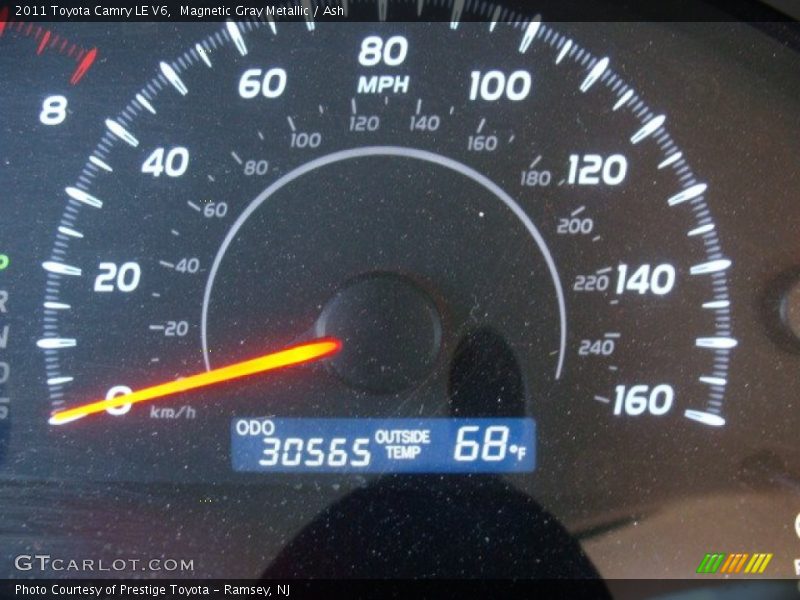 Magnetic Gray Metallic / Ash 2011 Toyota Camry LE V6