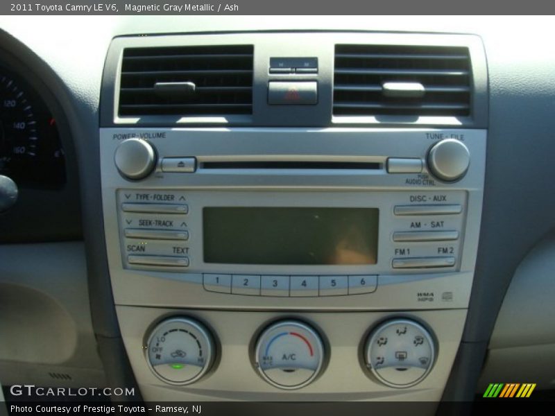 Magnetic Gray Metallic / Ash 2011 Toyota Camry LE V6