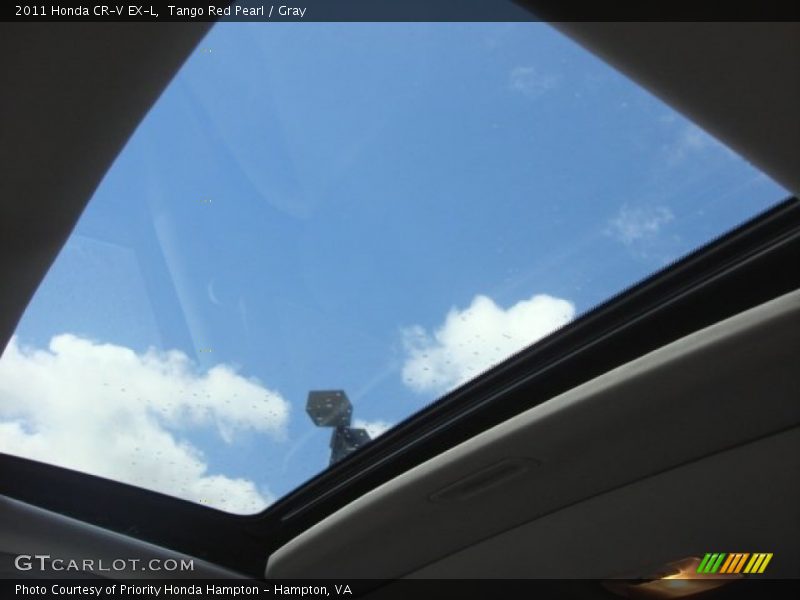 Tango Red Pearl / Gray 2011 Honda CR-V EX-L
