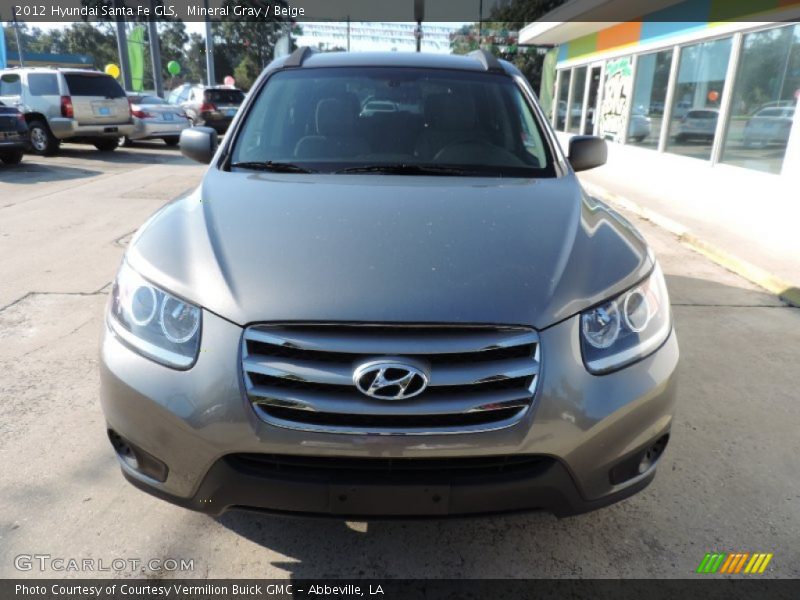 Mineral Gray / Beige 2012 Hyundai Santa Fe GLS