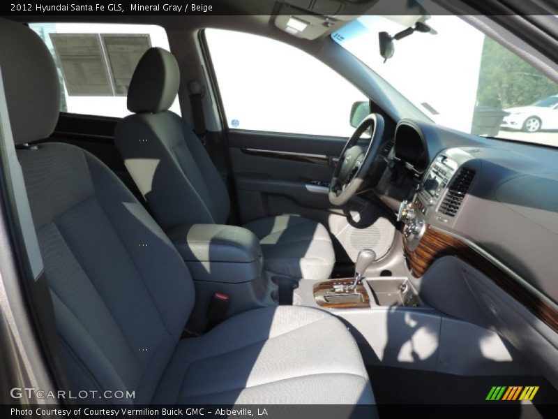 Mineral Gray / Beige 2012 Hyundai Santa Fe GLS