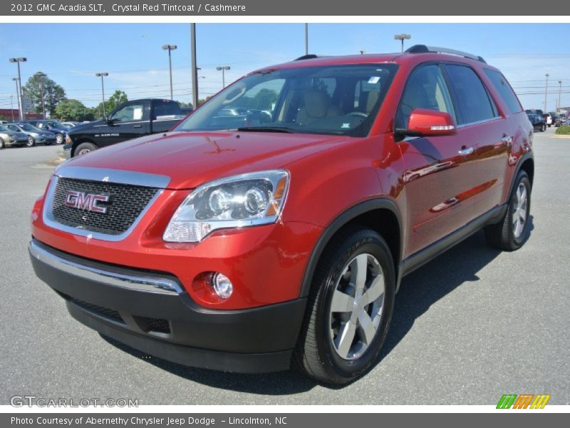 Crystal Red Tintcoat / Cashmere 2012 GMC Acadia SLT