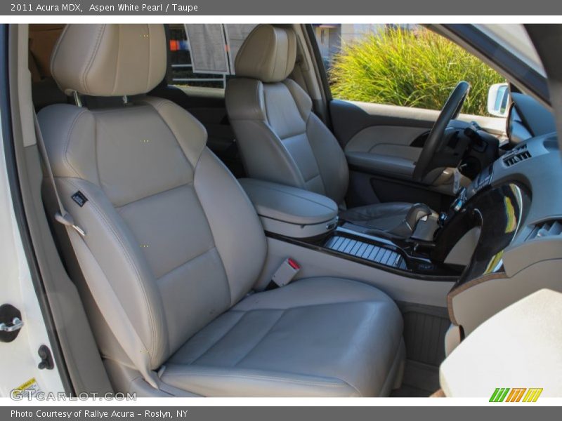 Aspen White Pearl / Taupe 2011 Acura MDX