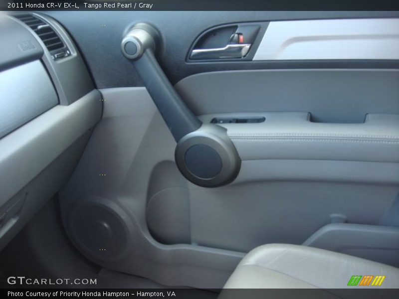 Tango Red Pearl / Gray 2011 Honda CR-V EX-L