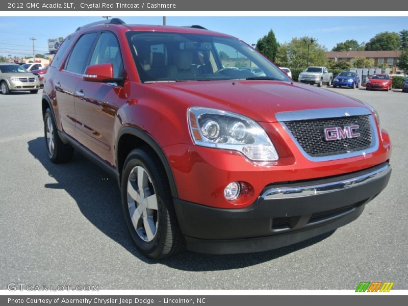 Crystal Red Tintcoat / Cashmere 2012 GMC Acadia SLT