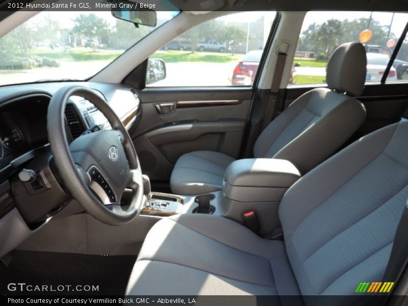 Mineral Gray / Beige 2012 Hyundai Santa Fe GLS