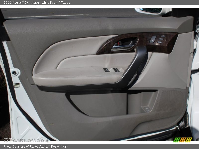 Aspen White Pearl / Taupe 2011 Acura MDX