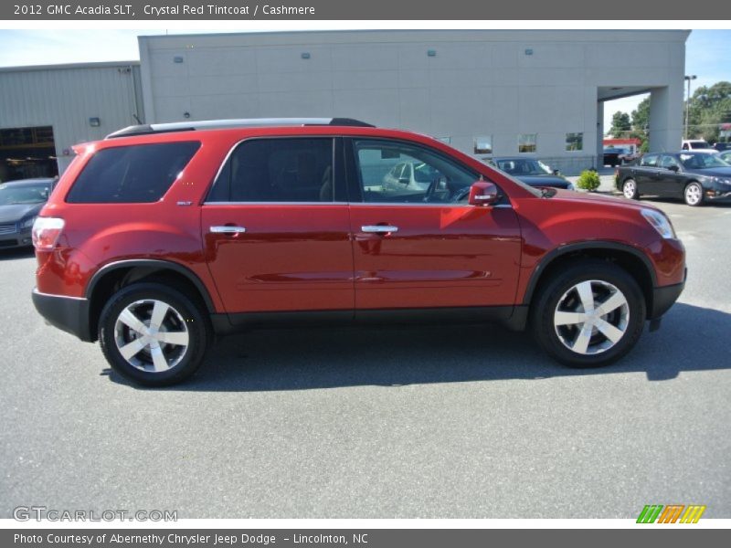 Crystal Red Tintcoat / Cashmere 2012 GMC Acadia SLT