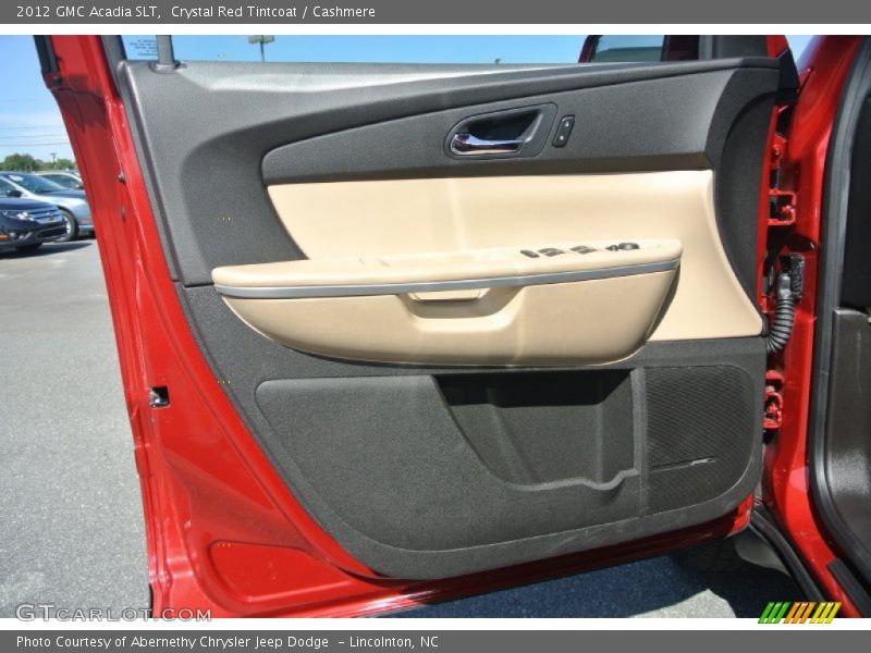 Crystal Red Tintcoat / Cashmere 2012 GMC Acadia SLT