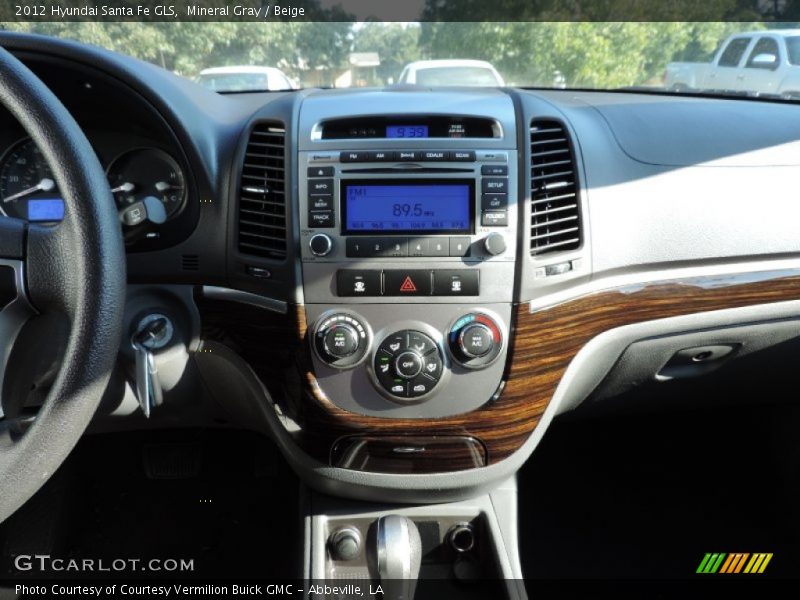 Mineral Gray / Beige 2012 Hyundai Santa Fe GLS