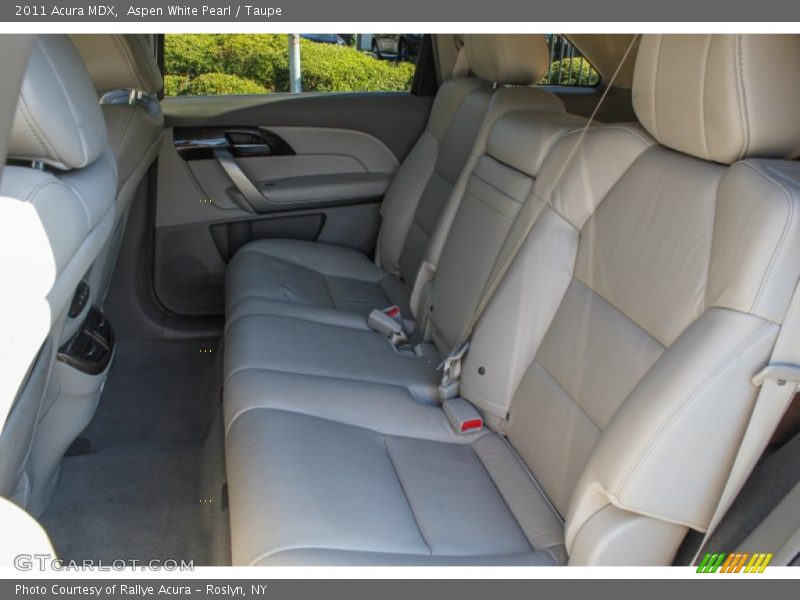 Aspen White Pearl / Taupe 2011 Acura MDX