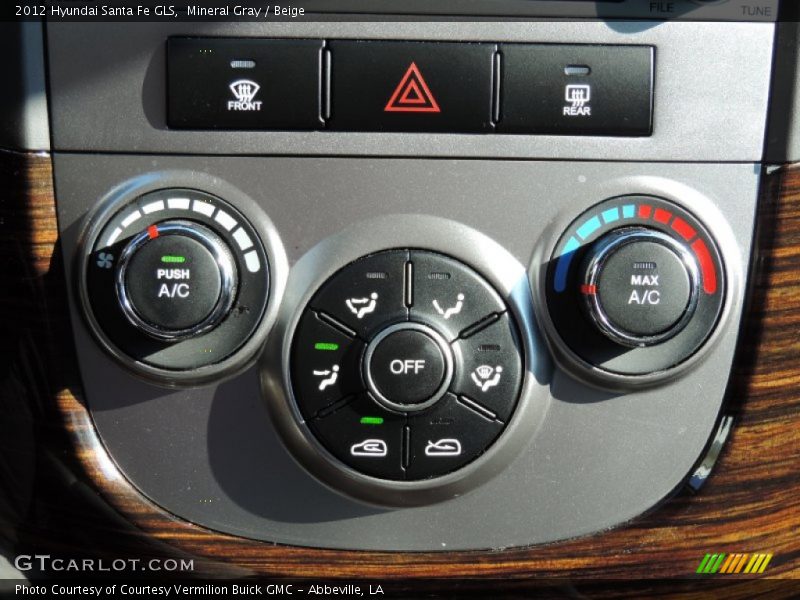 Mineral Gray / Beige 2012 Hyundai Santa Fe GLS