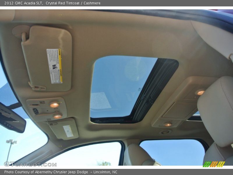 Crystal Red Tintcoat / Cashmere 2012 GMC Acadia SLT
