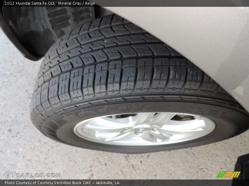 Mineral Gray / Beige 2012 Hyundai Santa Fe GLS