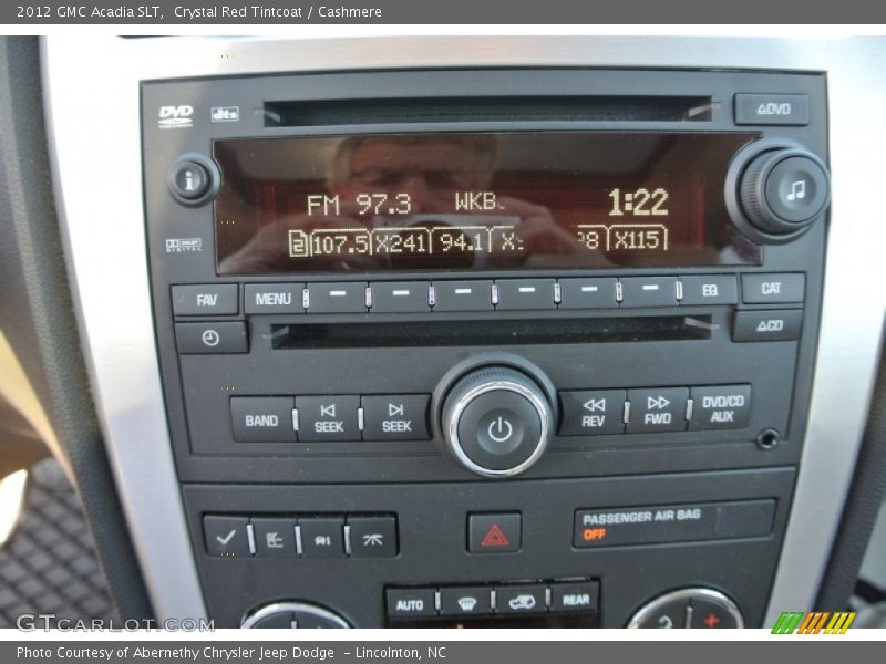 Crystal Red Tintcoat / Cashmere 2012 GMC Acadia SLT