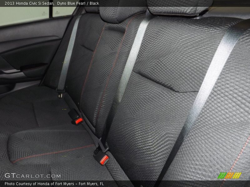 Dyno Blue Pearl / Black 2013 Honda Civic Si Sedan