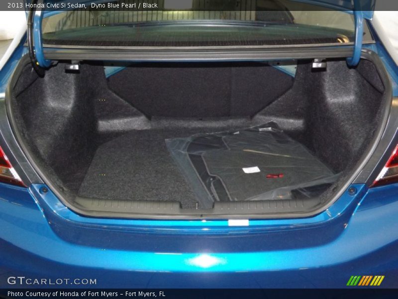Dyno Blue Pearl / Black 2013 Honda Civic Si Sedan