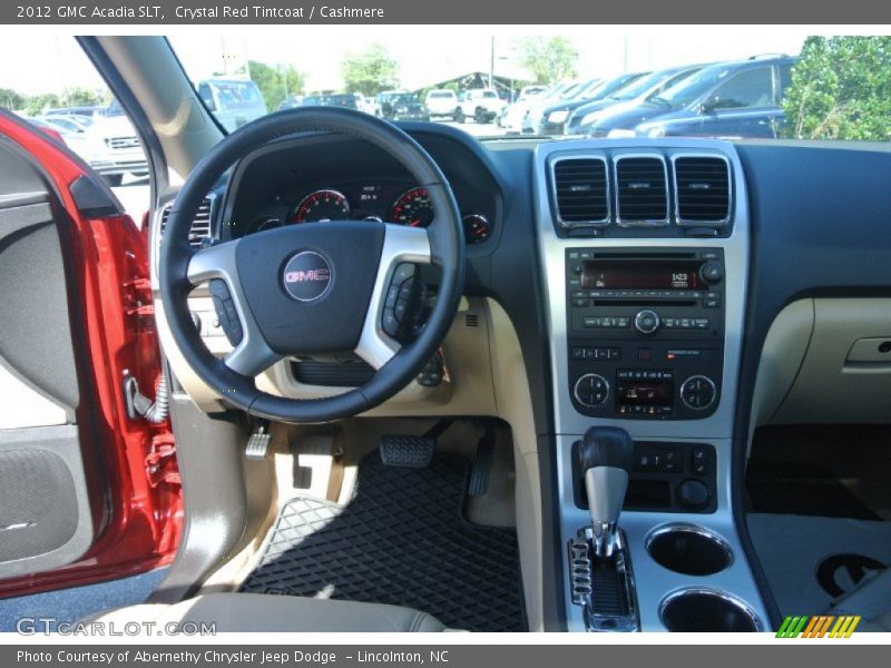 Crystal Red Tintcoat / Cashmere 2012 GMC Acadia SLT