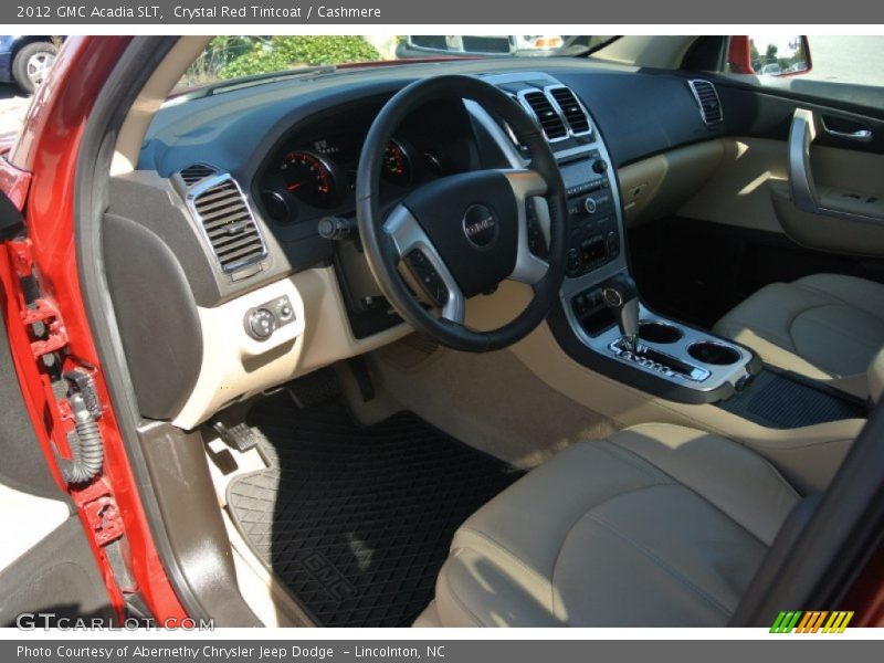 Crystal Red Tintcoat / Cashmere 2012 GMC Acadia SLT