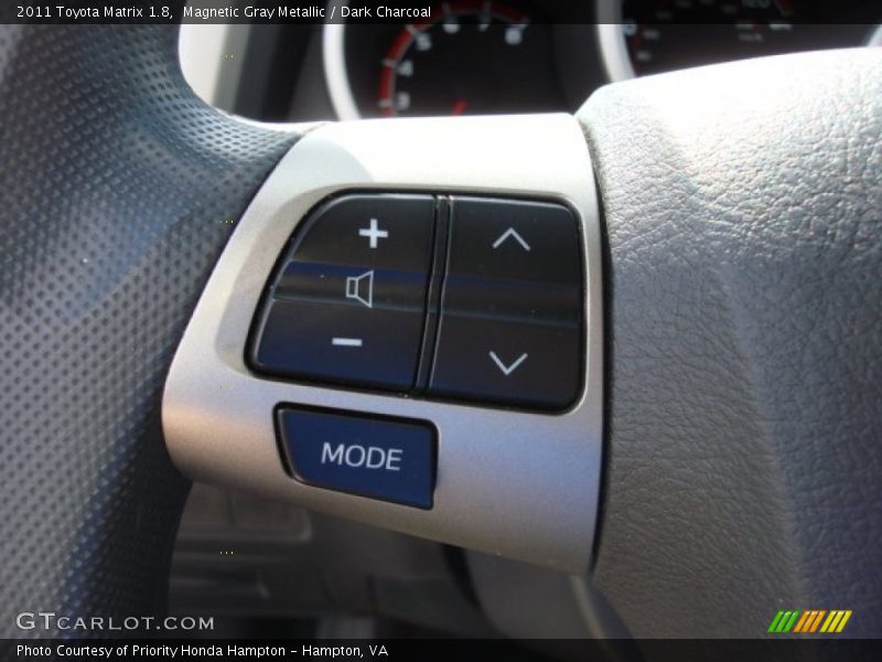 Magnetic Gray Metallic / Dark Charcoal 2011 Toyota Matrix 1.8