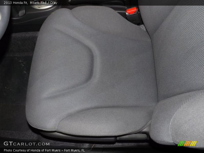 Milano Red / Gray 2013 Honda Fit