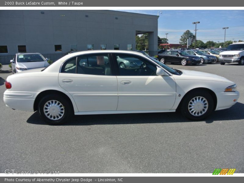 White / Taupe 2003 Buick LeSabre Custom